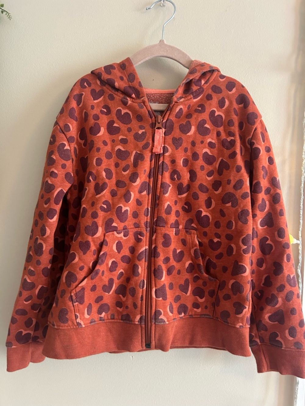 Kids Leopard Zip Up size S (6/7)